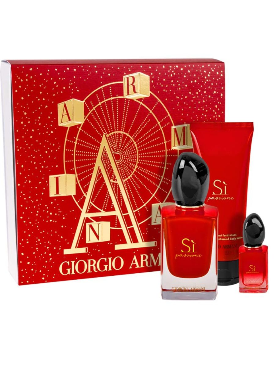 GIORGIO ARMANI SI PASSIONE EDP 5ml + EDP 7ml + BL 75ml - Go Duty Free  Mauritius