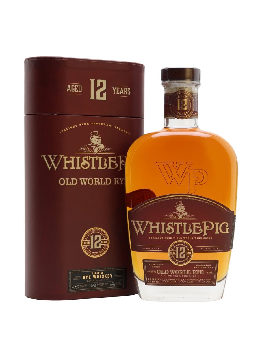 WHISTLEPIG 12YO OLD WORLD RYE - 70cl - Go Duty Free Mauritius